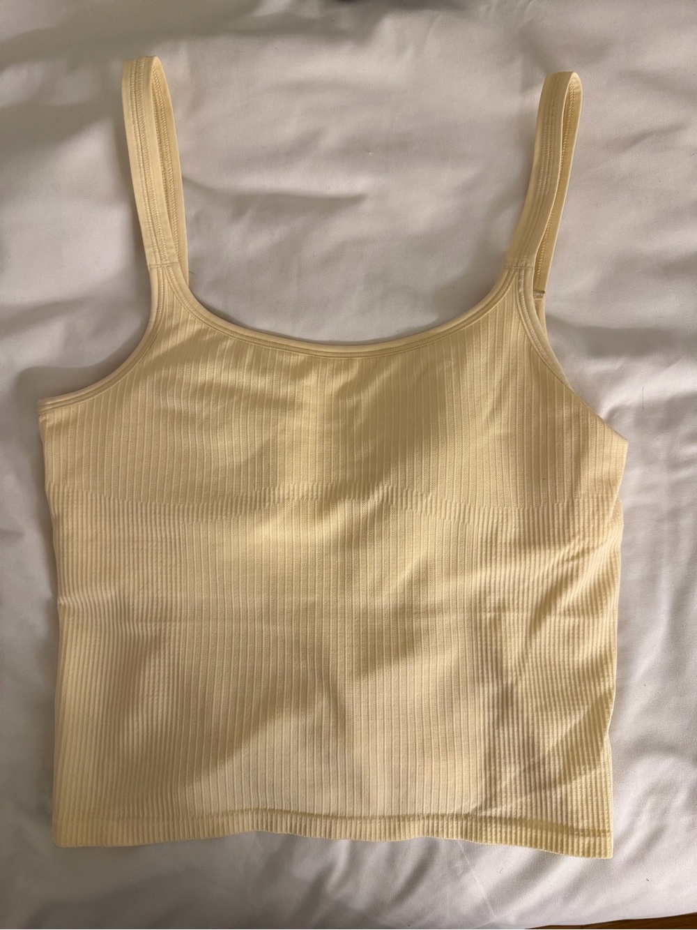 Lululemon Ebb to Street Scoop-Neck Cropped Tank Top - Size 8